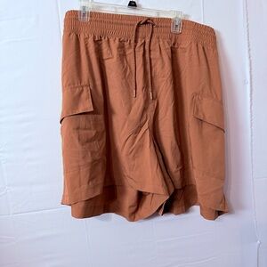 Old Navy Women's Rust Cargo Athletic Shorts